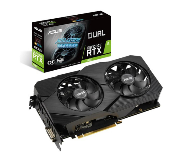 ASUS GeForce RTX 2060 DUAL EVO OC 6GB GDDR6